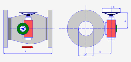 plunjerafsluiter afmetingen
