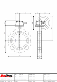 vloeistof-vlinderklep-lugged-maatschets-gearbox